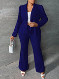 Taglie Forti monocolore Blazer & Pantaloni svasati