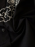 Camicetta versatile con ricami elaborati, taglie comode per donna