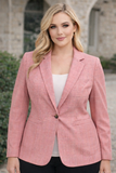 Blazer casual/elegante vintage, a maniche lunghe